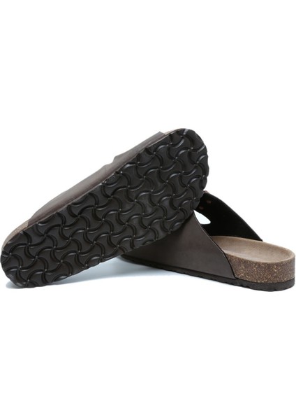 KS10260SK Soft Step Kadın Çift Bantlı Mantar Terlik 36-41 03 - Kahve fırsatları