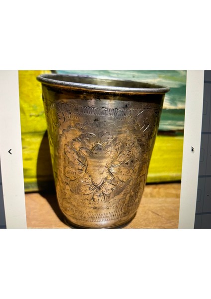 Osmanlı Dönemi Tuğralı ve Şah Damgalı 46 Gram Gümüş Bardak 8 cm Boyunda 6,5 cm Çapında modelleri