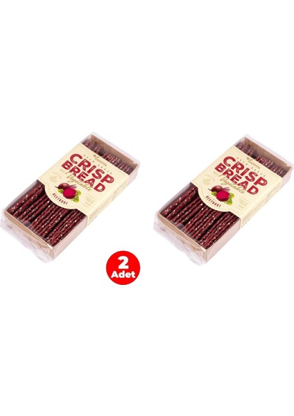 Sebzeli Çıtır Ekmek Kırmızı Pancarlı (2 Adet)