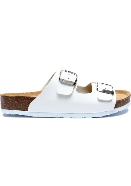 K10260SK Kifidis Kadın Mantar Terlik 36-41-Beyaz/white - 36