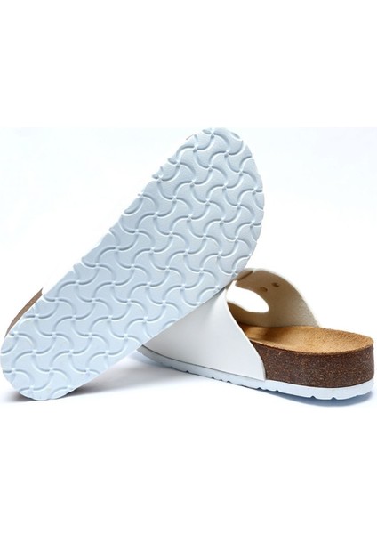 K10260SK Kifidis Kadın Mantar Terlik 36-41-Beyaz/white - 36 modelleri