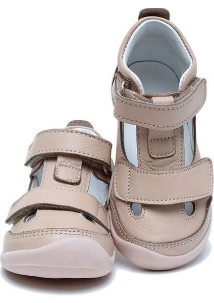 KP50 Kifidis-Kids Ilk Adım Unisex Çocuk Deri Ayakkabı 19-25 Pudra Deri fiyatları