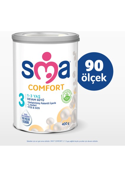 Comfort 3 400 gr 1-3 Yaş Devam Sütü