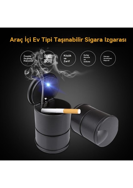 Yaratıcı Gece Lambası Yüksek Sıcaklığa Dayanıklı 4s Kapaklı Araba Küllüğü (Yurt Dışından) fırsatları