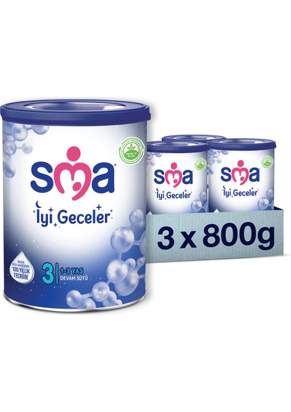 Iyi Geceler 3 Devam Sütü 800 gr 3 Adet