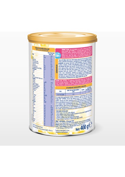 Optipro 3 Toz Devam Sütü 1200 g – 12-24 Ay Bebekler için DHA ve Probiyotik İçerikli, Vitamin-Mineral Takviyeli, İsviçre Üretimi fiyatları