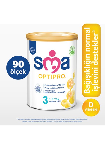 Optipro 3 Toz Devam Sütü 1200 g – 12-24 Ay Bebekler için DHA ve Probiyotik İçerikli, Vitamin-Mineral Takviyeli, İsviçre Üretimi fırsatları