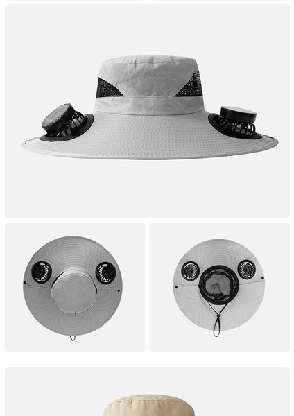 Fan Güneş Şapkası ile Erkek Açık Tırmanma Balıkçılık Güneşlik (Yurt Dışından) indirimleri