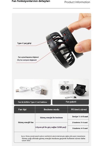 Fan Güneş Şapkası ile Erkek Açık Tırmanma Balıkçılık Güneşlik (Yurt Dışından) fırsatları