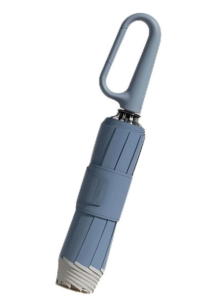 Buckle Umbrella, Reflective Safety Belt, Sturdy And Windproof, Portable For Travel, Fully Automatic Umbrella (Yurt Dışından)