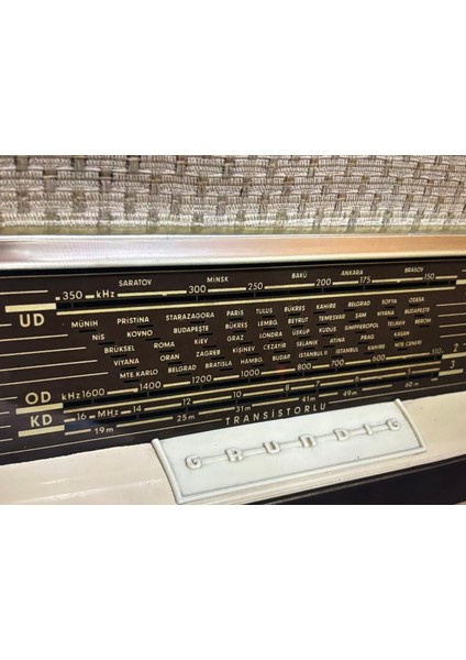 Antika Grundig Radyo - Fm Kiti Takılmıştır - 51 cm 32 cm 20 cm Ölçülerinde indirimleri
