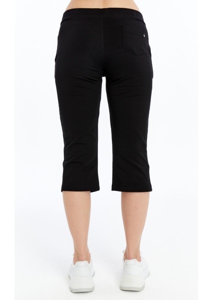 Kadın Siyah Kapri Büyük Beden Eşofman ALTI-K225 fırsatları
