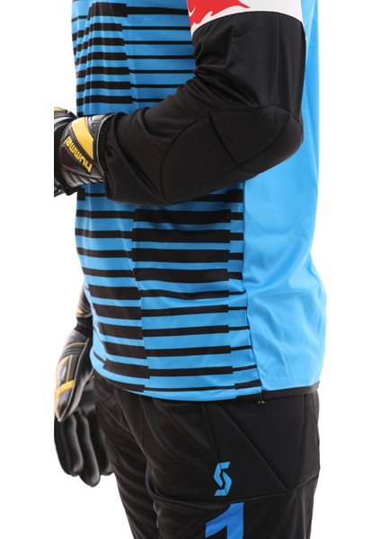 Sünger Destekli Kaleci Forma Takımı, Mavi-Siyah K0144