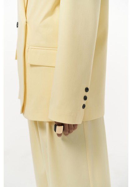 Kaylee Sarı Blazer