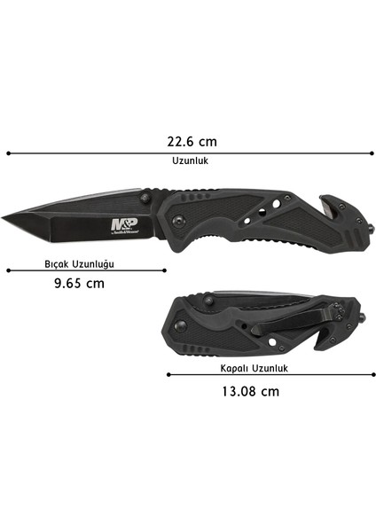 Smith Wesson® M&p® Tanto Black Survivor Rescue Knife Carbon Taktik Çakı SWMP11BCP fiyatları