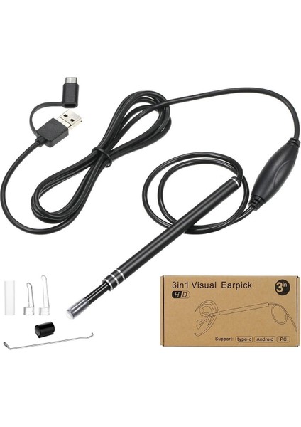 1.5 Metre USB Kablolu Burun ve Kulak Muayene Etmek Için LED Işıklı Endoskopik Kamera fiyatları