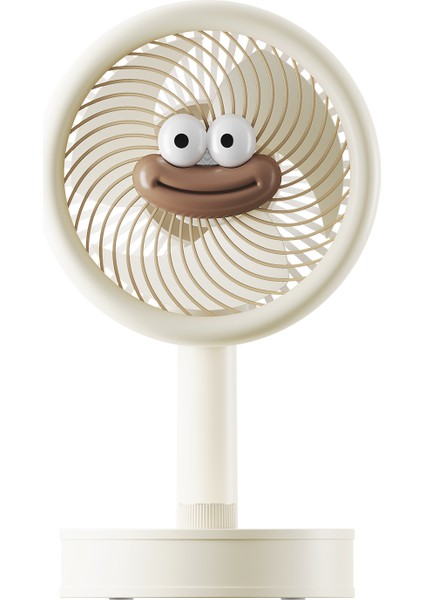 EFN14 Krem 1200MAH 3 Hız Kademeli Masaüstü USB Fan