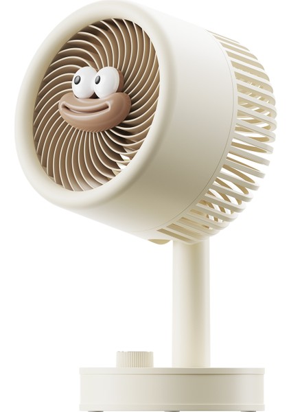 EFN14 Krem 1200MAH 3 Hız Kademeli Masaüstü USB Fan indirimleri