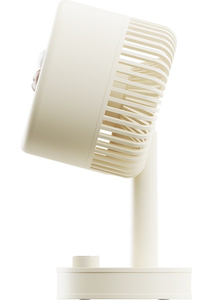 EFN14 Krem 1200MAH 3 Hız Kademeli Masaüstü USB Fan