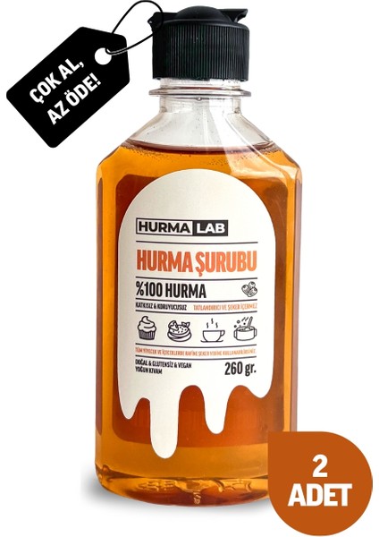 Hurma Şurubu (Hurma Suyu) 260 Gr. 2'li