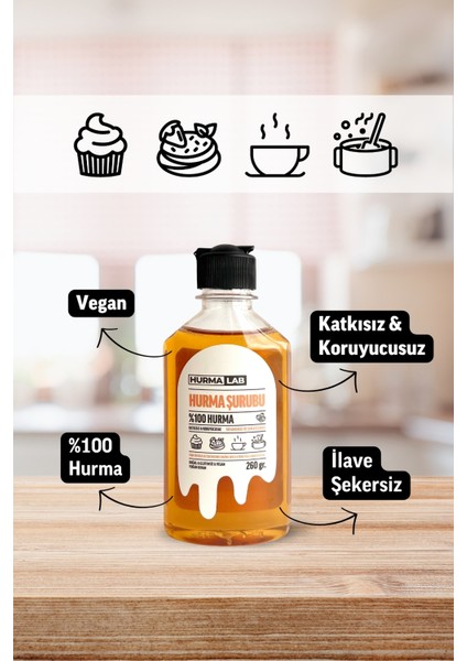 Hurma Şurubu (Hurma Suyu) 260 Gr. 2'li indirimleri