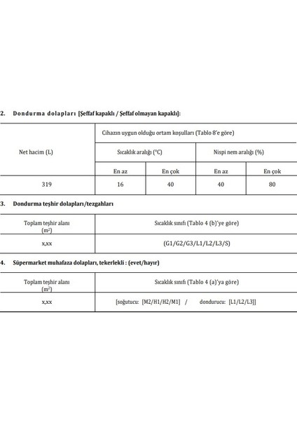 D 400 Dfsg Camlı Sandık Tipi D.DONDUR.-410 Lt modelleri