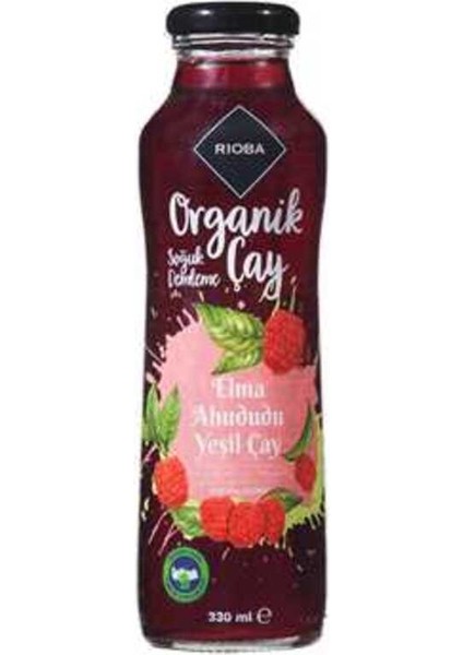 Çay Elma Ahududu Yeşil Çay 5'li 330 ml