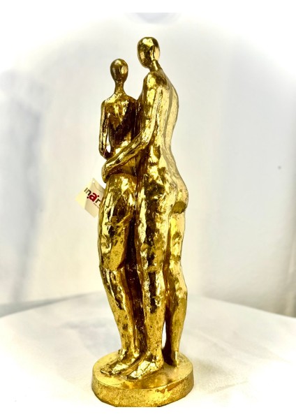 Çiftli Dekoratif Gold Biblo 14 x 14 48 cm modelleri