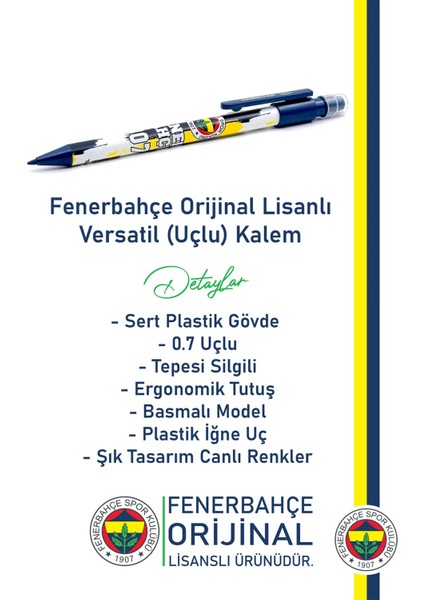 Orijinal Lisanslı Versatil Uçlu Kalem 0.7 Hediyelik Ahşap Kutulu fiyatları
