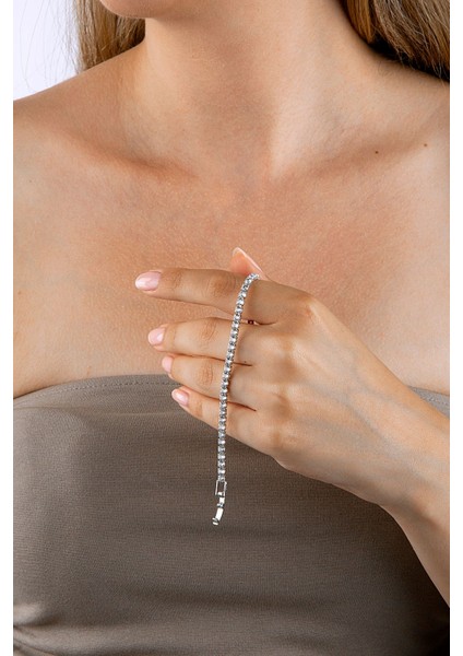 3 mm Taşlı Su Yolu Bileklik