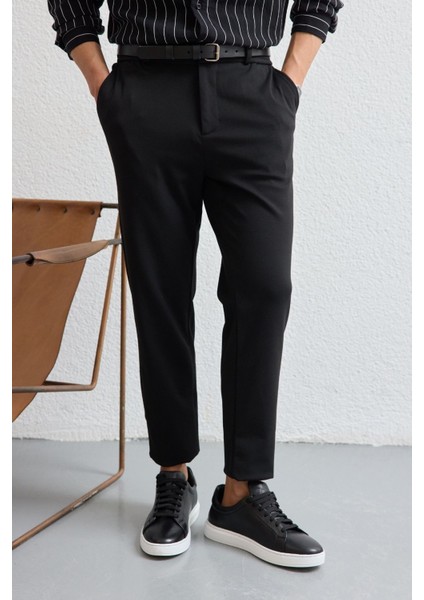 Talon Erkek Şık Jogger Pantolon – Aşırı Esnek, Beli Gizli Ipli