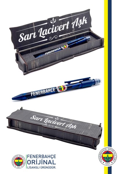 Orijinal Lisanslı Versatil Uçlu Kalem 0.7 Hediyelik Ahşap Kutulu