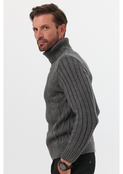 Erkek Saç Örgülü Baklava Desenli Tam Balıkçı Fitilli Kalın Triko Kazak fırsatları