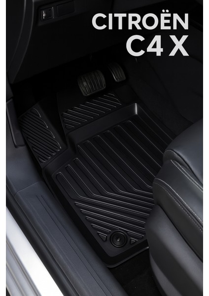 Citroen C4X Uyumlu 3D Oto Paspas Havuzlu fiyatları