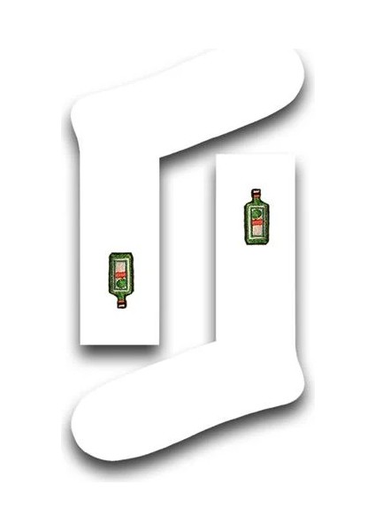 Jägermeister Desenli Atletik Unisex Çorap