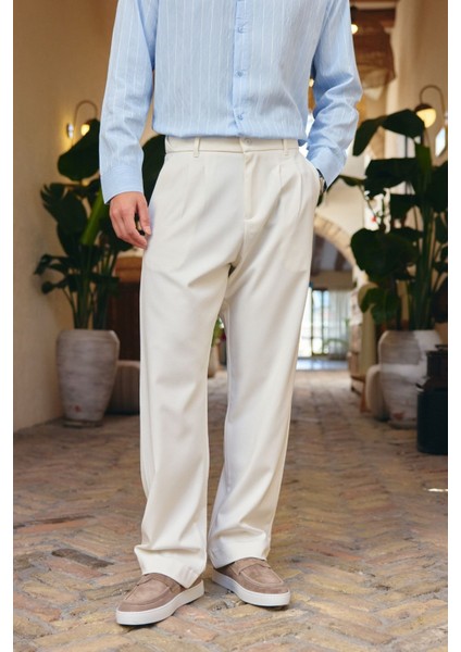 Durry Erkek Çift Pileli Baggy Pantolon