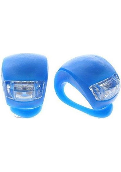 2'li LED Bisiklet Lambası Ön ve Arka Için Aydınlatma Seti 3 Modlu Çakarlı Işık fırsatları