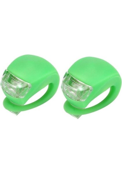 2'li LED Bisiklet Lambası Ön ve Arka Için Aydınlatma Seti 3 Modlu Çakarlı Işık