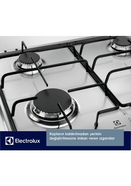 KGS6424SX Speedburner Emaye Izgaralı 60 cm Gazlı Inox Ankastre Ocak fırsatları