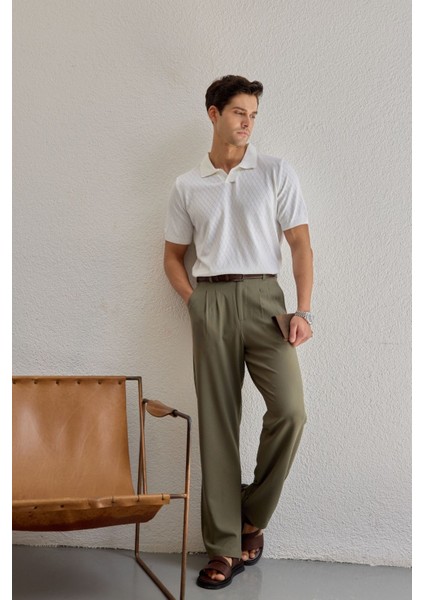 Durry Erkek Çift Pileli Baggy Pantolon fırsatları