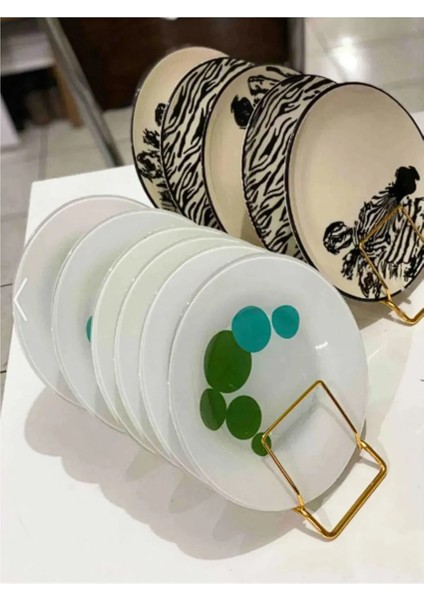 9 Bölmeli Tezgah Üstü Kaplama Bulaşıklık Tabaklık, Metal Tezgah Üstü Bulaşık Kurutmalık