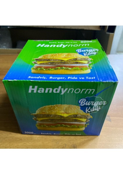 12,5*12,5 Handy Norm Burger Poşeti 6*2000 Ad Kl 12000 Adet fiyatları