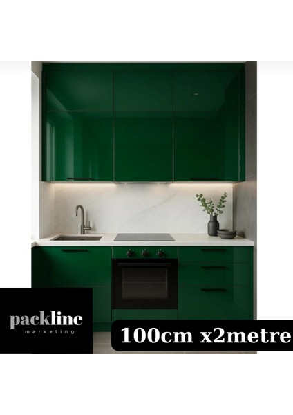 Marketing Koyu Yeşil Hava Kanallı Kendinden Yapışkanlı Folyo 100CM x 2metre fiyatları