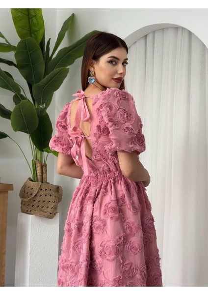 Ipeksi Wear Sırt Bağlama Detaylı Elbise modelleri