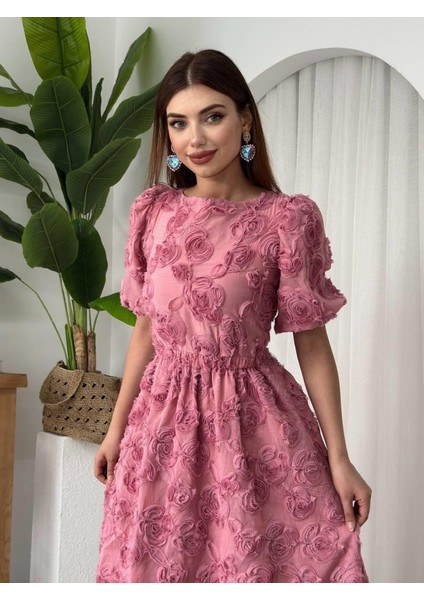 Ipeksi Wear Sırt Bağlama Detaylı Elbise