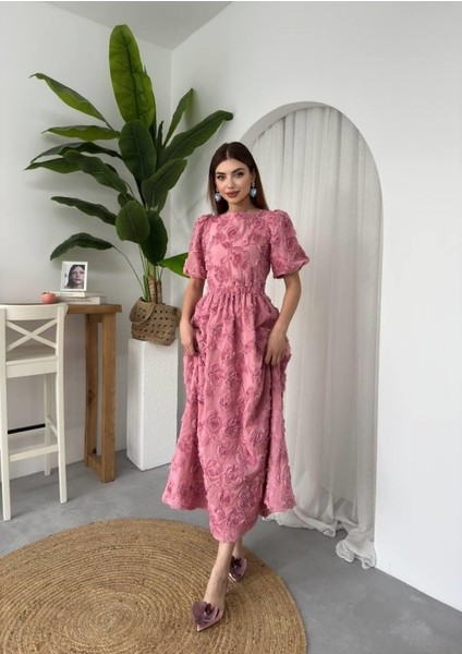 Ipeksi Wear Sırt Bağlama Detaylı Elbise