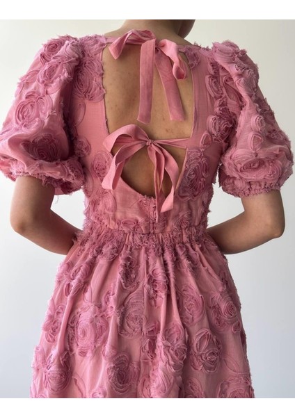 Ipeksi Wear Sırt Bağlama Detaylı Elbise