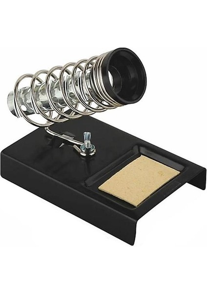 Tenon Td-10 Yaylı Tip Süngerli Havya Tutucu Metal Standı Siyah