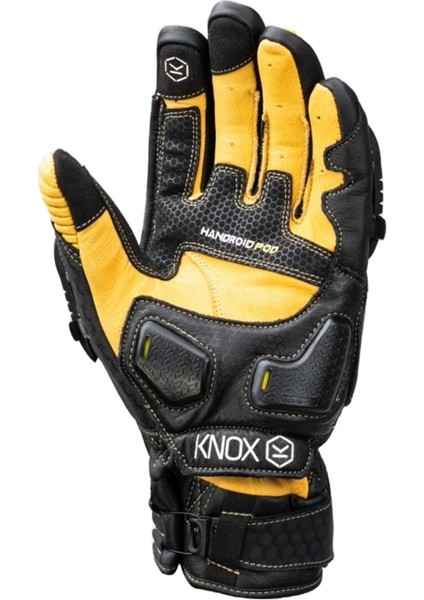 Handroid Pod Mk5 Kısa Korumalı Deri Motosiklet Eldiveni Siyah Kahve fiyatları