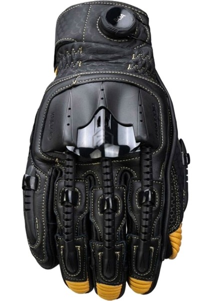 Handroid Pod Mk5 Kısa Korumalı Deri Motosiklet Eldiveni Siyah Kahve indirimleri